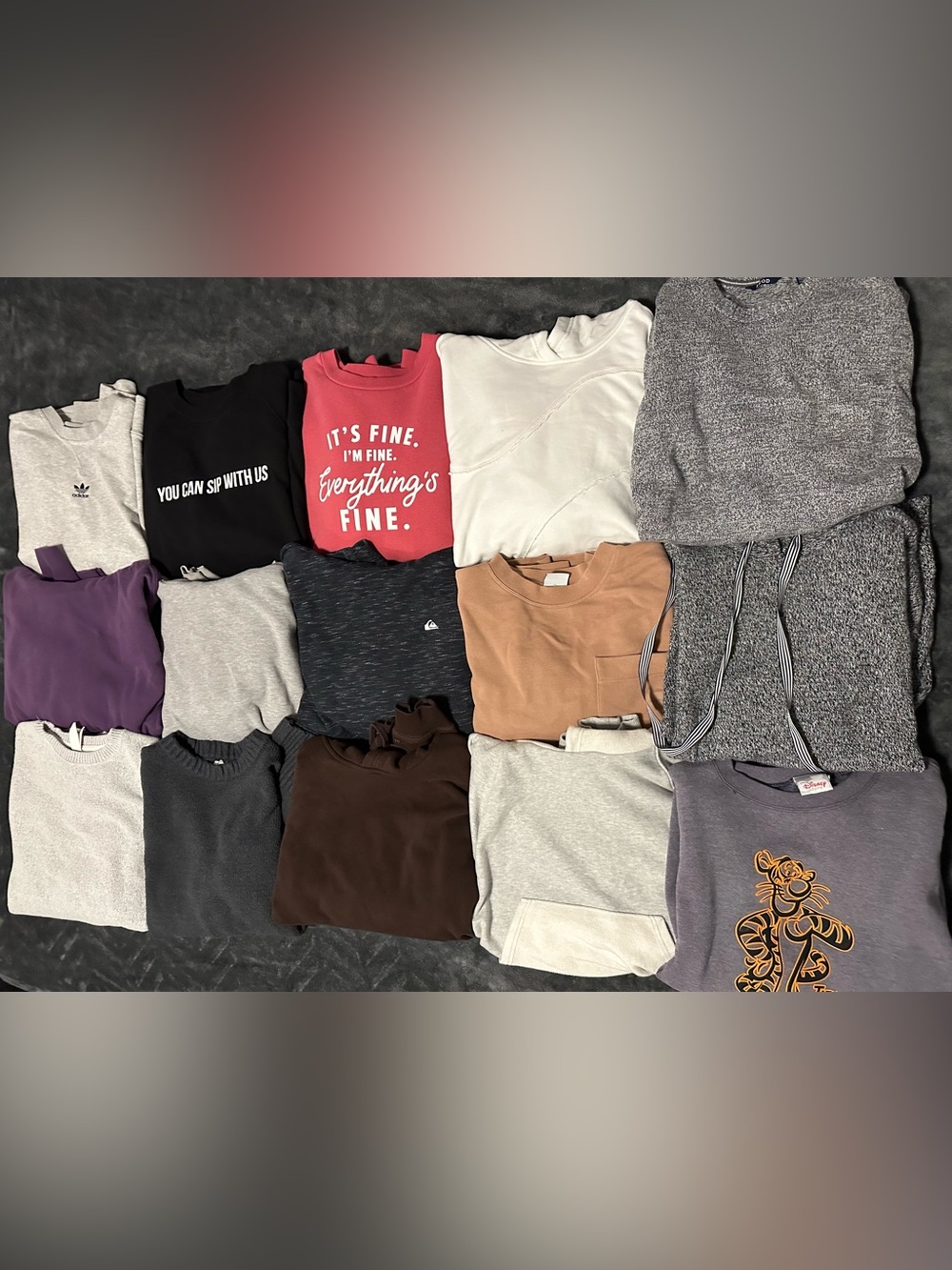 Huge Reseller Bundle Hoodie Crewneck Adidas Aerie Brunette The Label